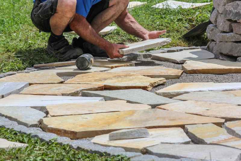 Summer Flagstone Work